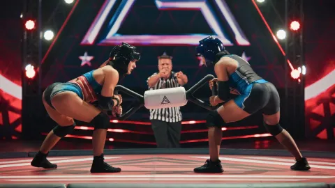 Gladiadores Americanos, temporada 1, episodio 1 — fotograma del episodio