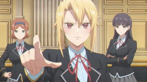 Otome Game Sekai wa Mob ni Kibishii Sekai desu, temporada 1, episodio 1 — fotograma del episodio