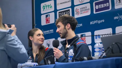 Glitter & Gold: Ice Dancing, season 1, episode 2 — a still from the episode