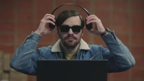 Blind Sherlock, season 1, episode 1 — a still from the episode