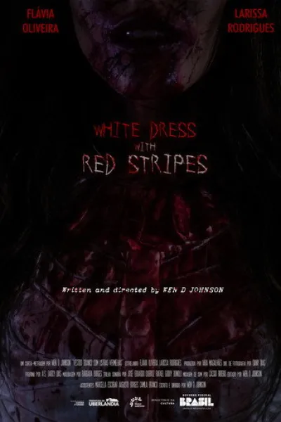 Recommended with «The Marine Spirit: A Tale Of The Mami Wata»: Vestido Branco com Listras Vermelhas