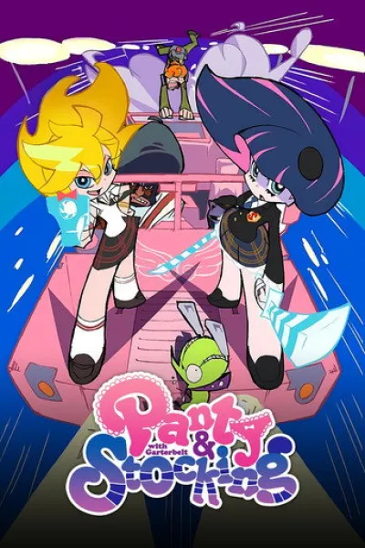 Similar to «Chainsmoker Cat»: Panty & Stocking with Garterbelt